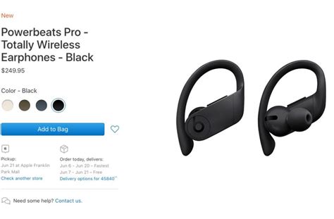 powerbeats pro back in stock.